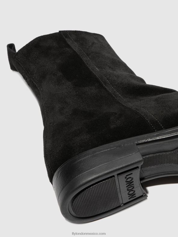 antelina (vegetal) negro 2LT8B812 botines chelsea melv797 Fly London hombres
