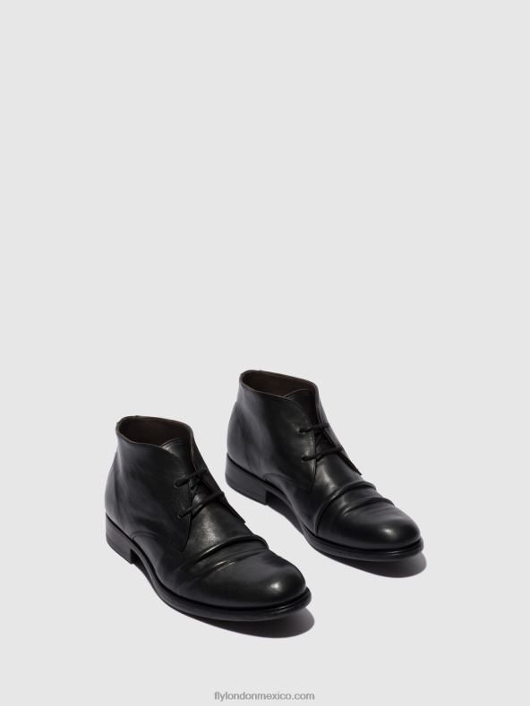 estigma negro 2LT8B813 botines con cordones muro577 Fly London hombres