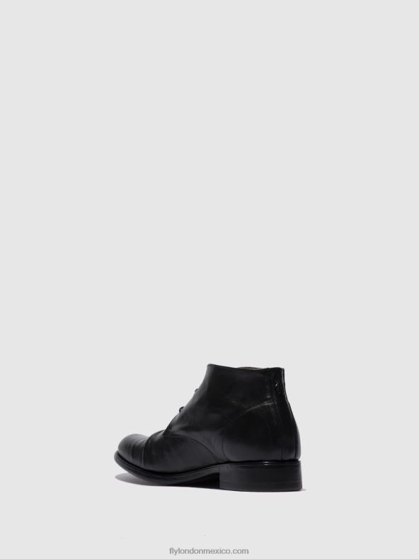 estigma negro 2LT8B813 botines con cordones muro577 Fly London hombres
