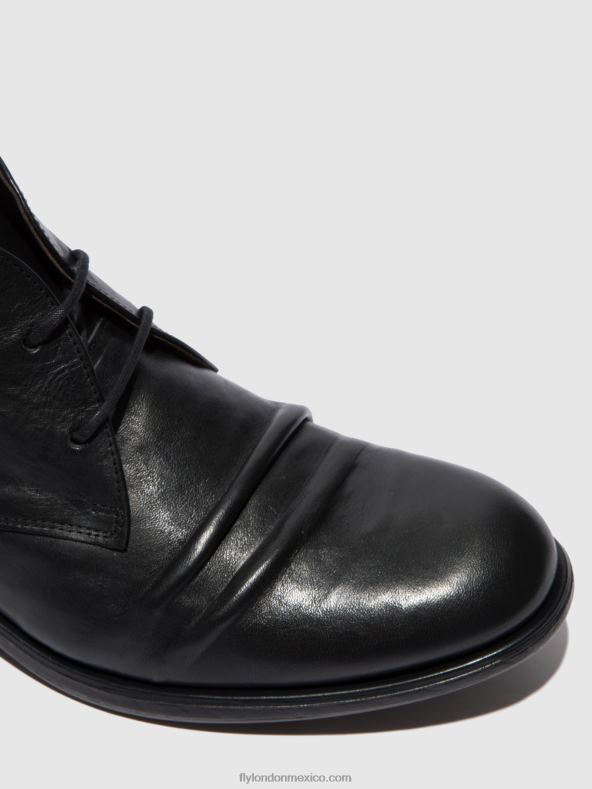 estigma negro 2LT8B813 botines con cordones muro577 Fly London hombres