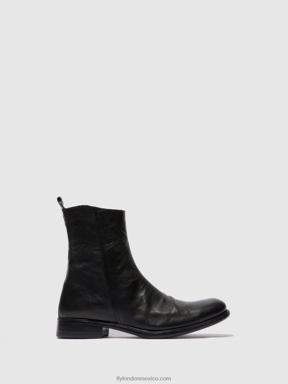 estigma (vegetal) negro 2LT8B804 botines chelsea melv797 Fly London hombres