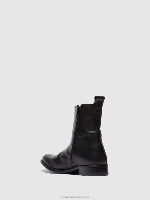 estigma (vegetal) negro 2LT8B804 botines chelsea melv797 Fly London hombres