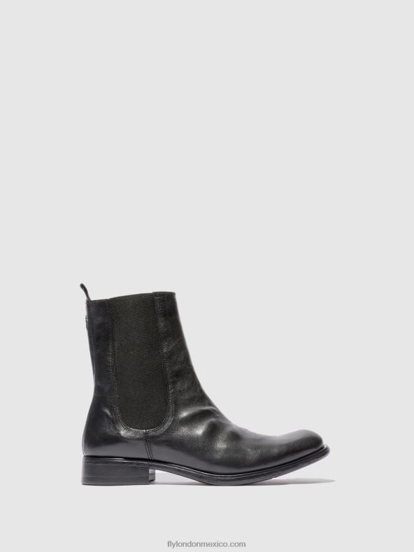 estigma (vegetal) negro 2LT8B807 botines chelsea moze798 Fly London hombres