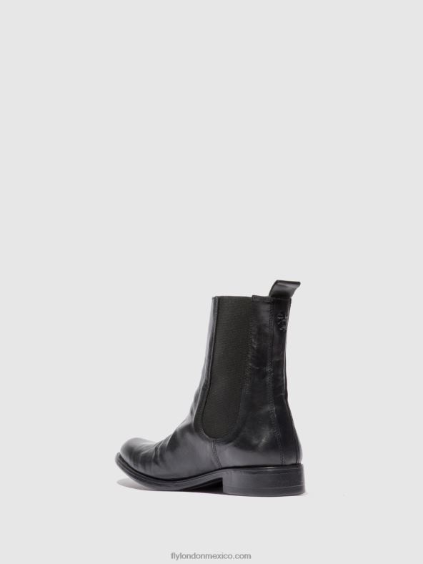 estigma (vegetal) negro 2LT8B807 botines chelsea moze798 Fly London hombres