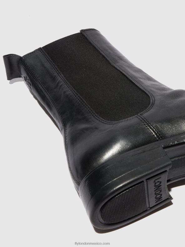 estigma (vegetal) negro 2LT8B807 botines chelsea moze798 Fly London hombres