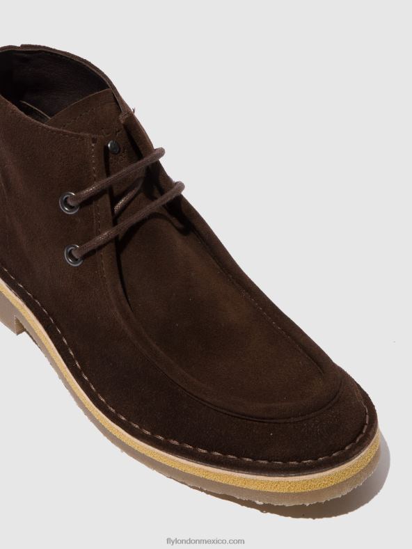 moca de gamuza (vegetal) 2LT8B810 botines con cordones rodo076 Fly London hombres
