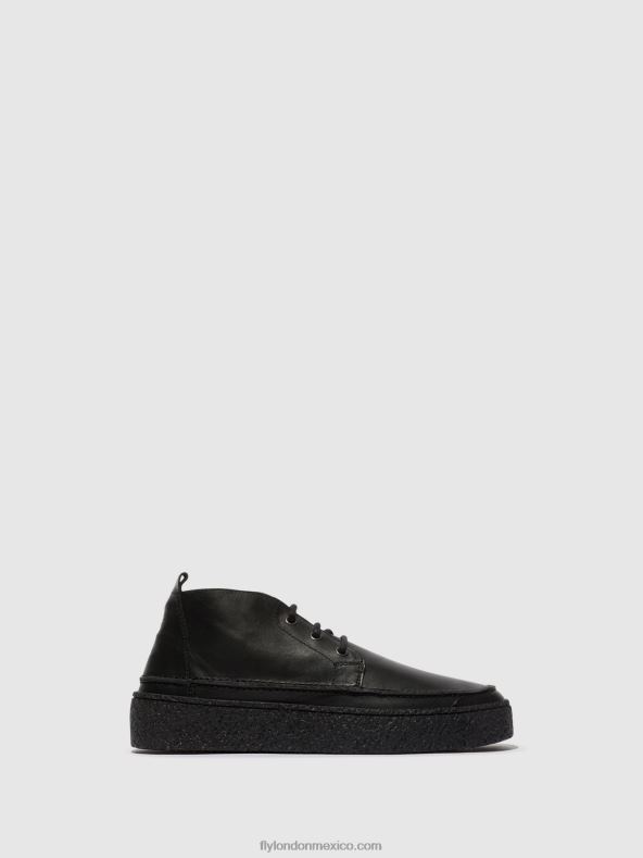 negro 2LT8B799 botines con cordones roly518 Fly London hombres