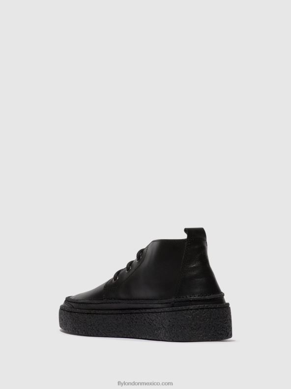 negro 2LT8B799 botines con cordones roly518 Fly London hombres