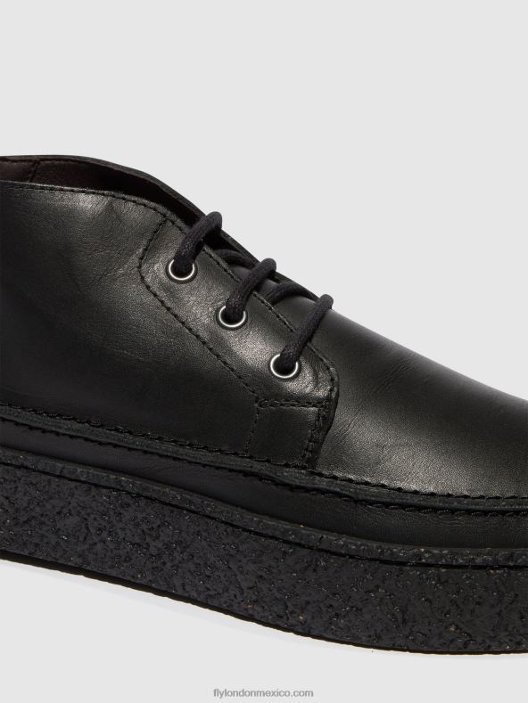 negro 2LT8B799 botines con cordones roly518 Fly London hombres
