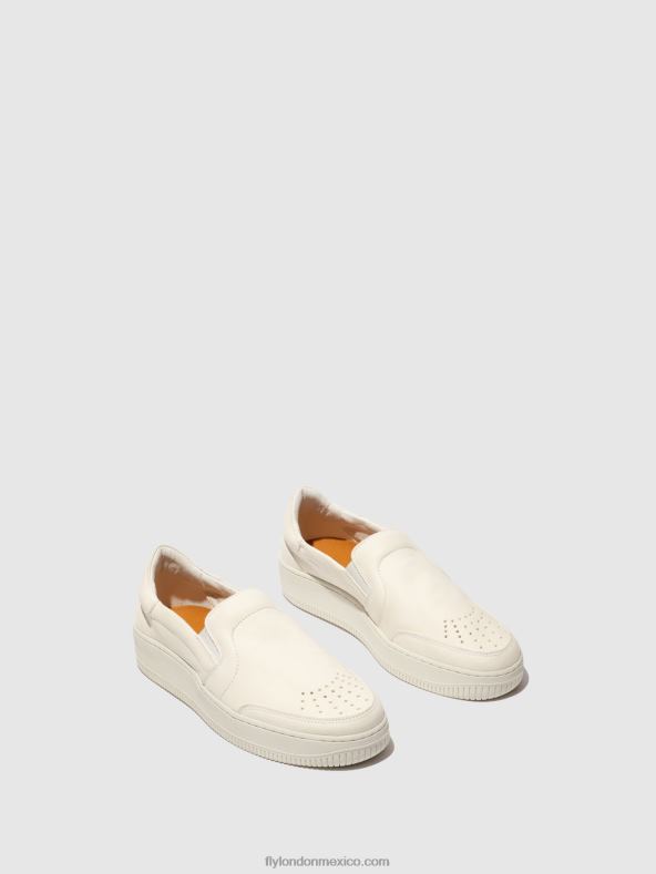 blanquecino 2LT8B838 zapatillas sin cordones bowl515 Fly London hombres