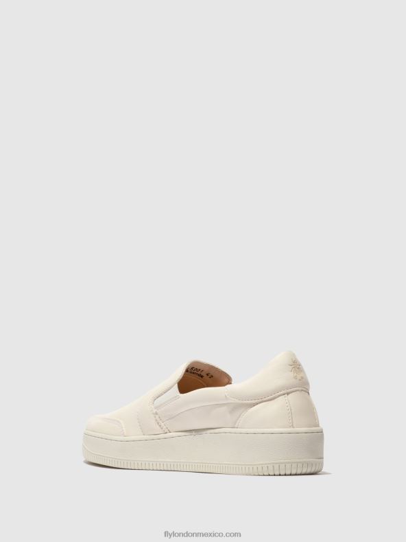 blanquecino 2LT8B838 zapatillas sin cordones bowl515 Fly London hombres