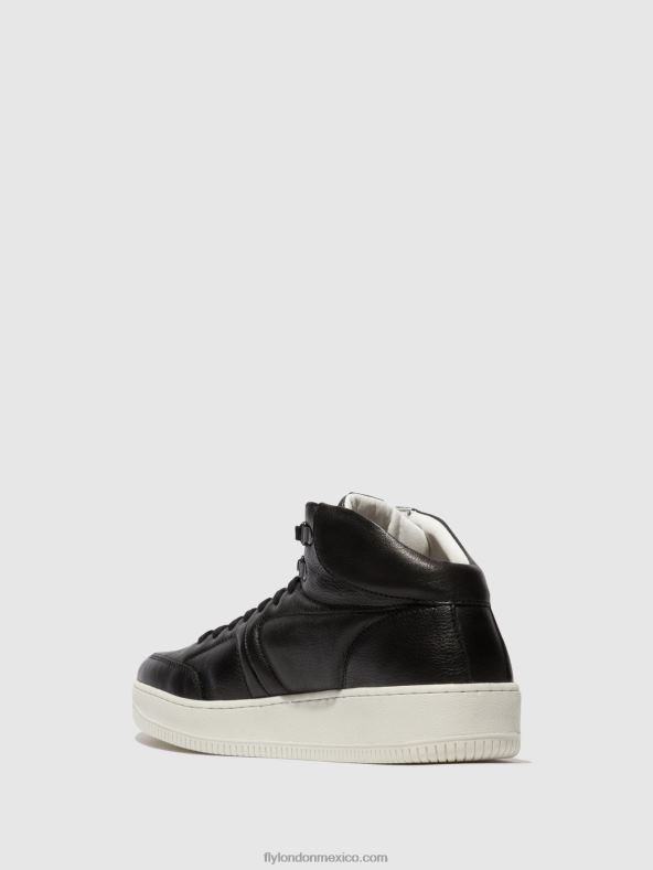 negro 2LT8B835 zapatillas con cordones beap543 Fly London hombres