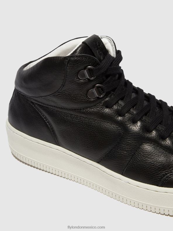 negro 2LT8B835 zapatillas con cordones beap543 Fly London hombres