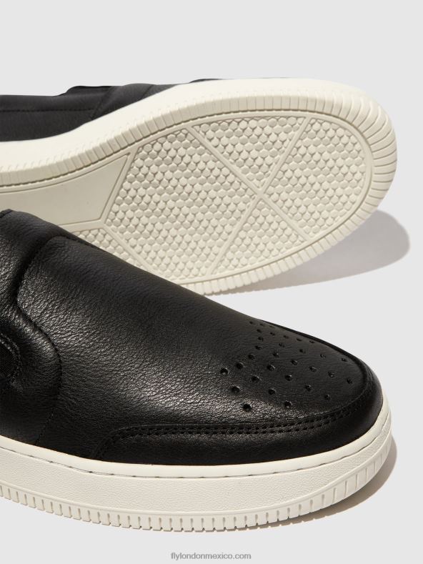 negro 2LT8B837 zapatillas sin cordones bowl515 Fly London hombres