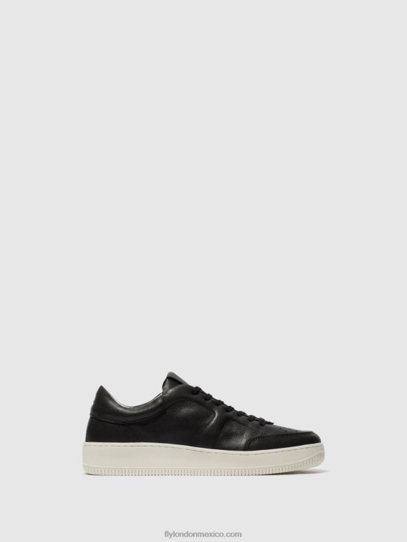 negro 2LT8B840 zapatillas con cordones bude516 Fly London hombres