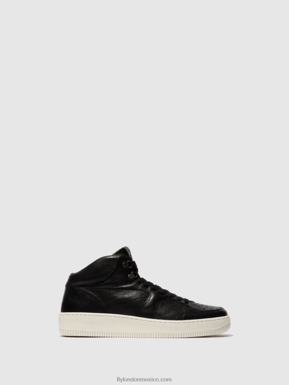 negro 2LT8B841 zapatillas altas beat514 Fly London hombres