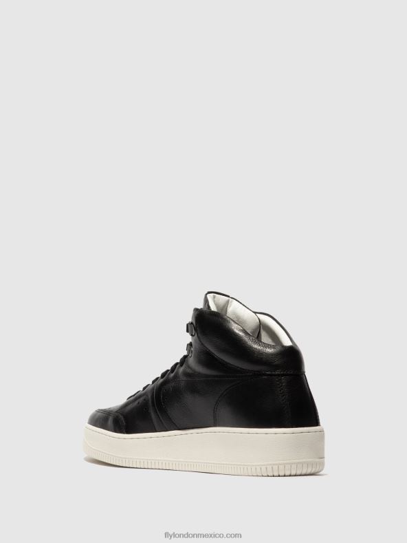negro 2LT8B841 zapatillas altas beat514 Fly London hombres