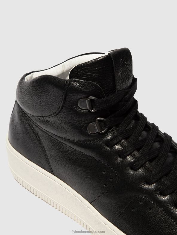 negro 2LT8B841 zapatillas altas beat514 Fly London hombres