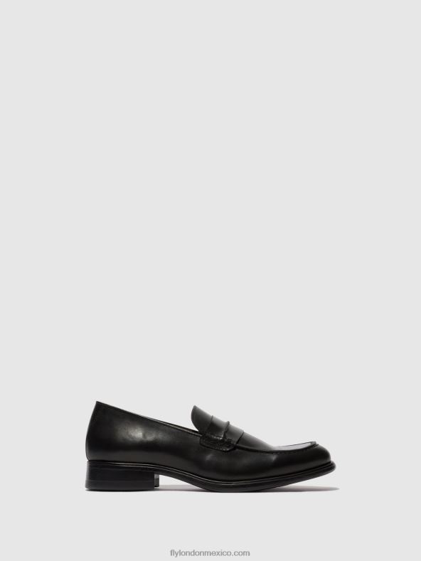negro 2LT8B816 mocasines zapatos mebo956 Fly London hombres