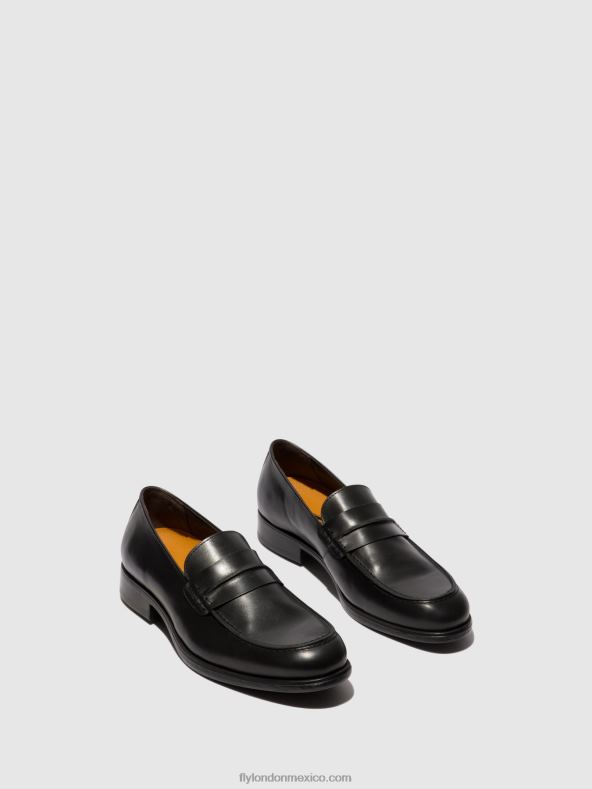 negro 2LT8B816 mocasines zapatos mebo956 Fly London hombres