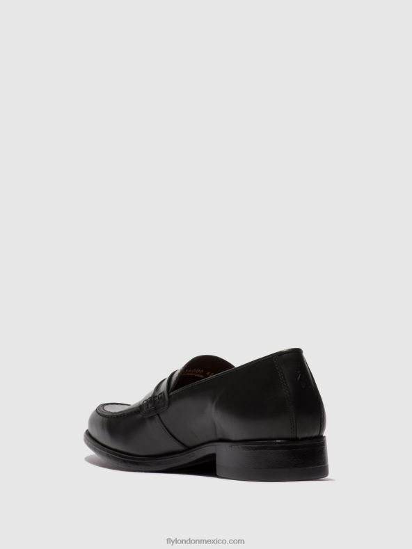 negro 2LT8B816 mocasines zapatos mebo956 Fly London hombres