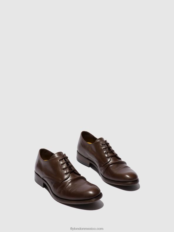 moca ecológico 2LT8B832 zapatos con cordones mask576 Fly London hombres