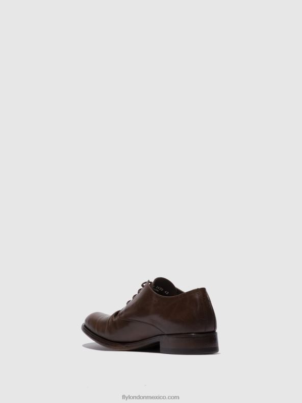 moca ecológico 2LT8B832 zapatos con cordones mask576 Fly London hombres
