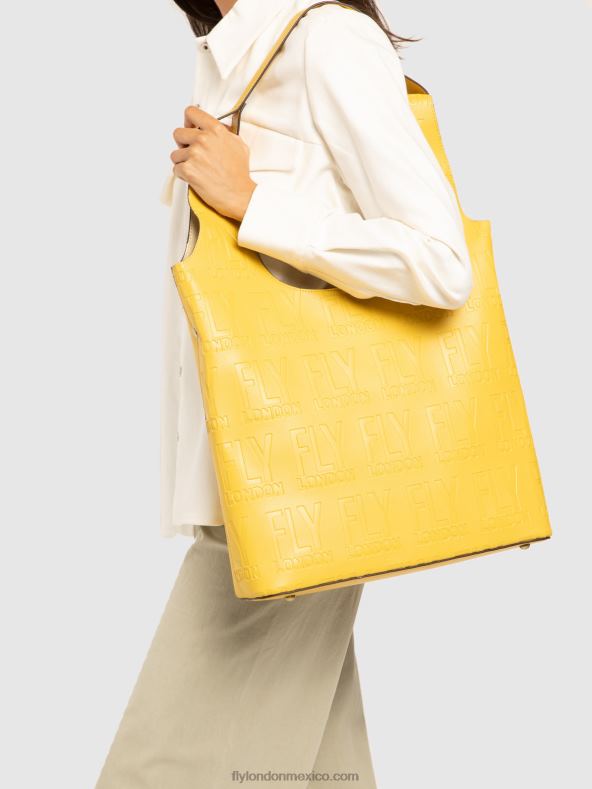 amarillo 2LT8B787 bolsos de hombro deja737 Fly London mujer