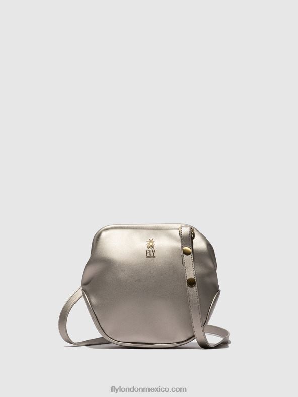 plata 2LT8B784 bolsos de hombro bica712 Fly London mujer