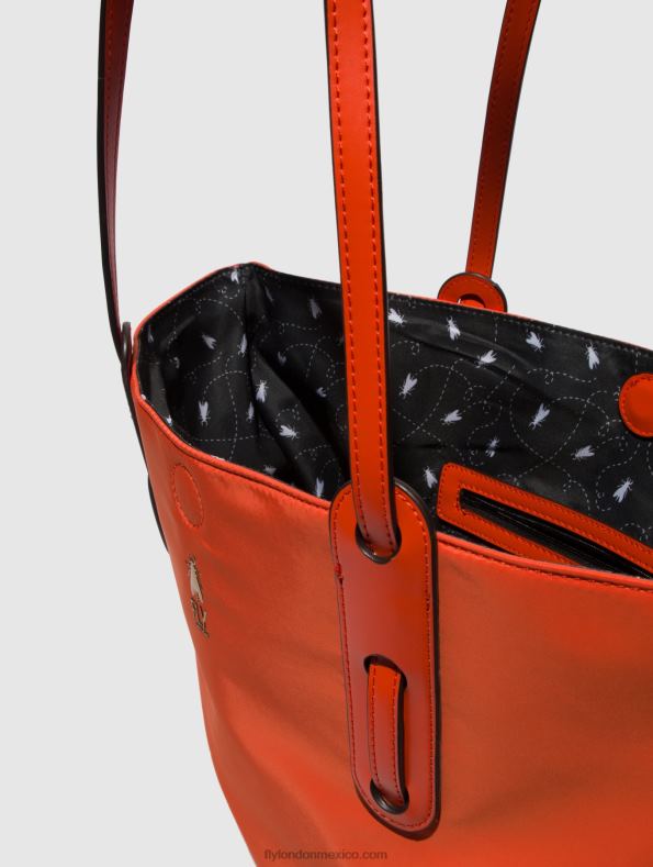 naranja 2LT8B792 bolsos de mano dozi738 Fly London mujer
