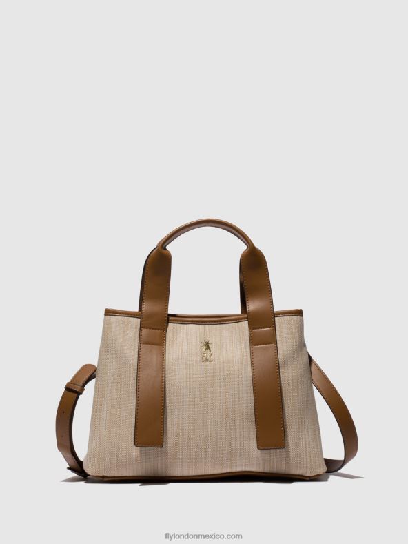 arena/camello 2LT8B783 bolsos de mano dock733 Fly London mujer