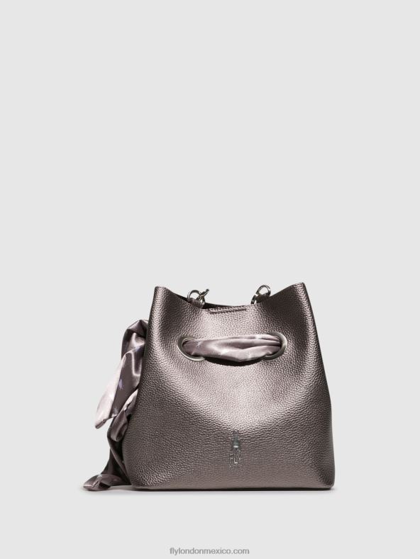 plata 2LT8B795 bolsos de mano caia727 Fly London mujer