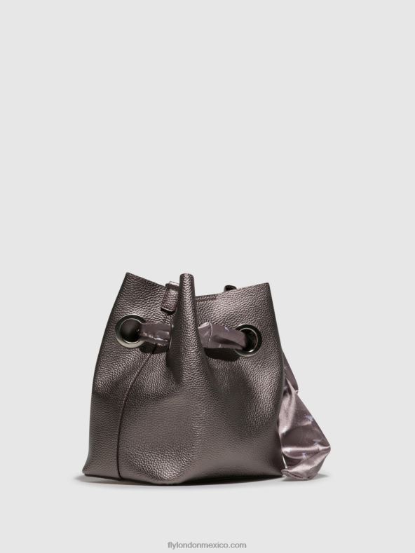 plata 2LT8B795 bolsos de mano caia727 Fly London mujer