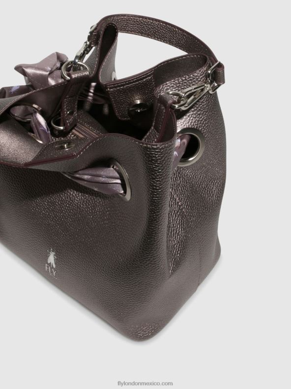 plata 2LT8B795 bolsos de mano caia727 Fly London mujer