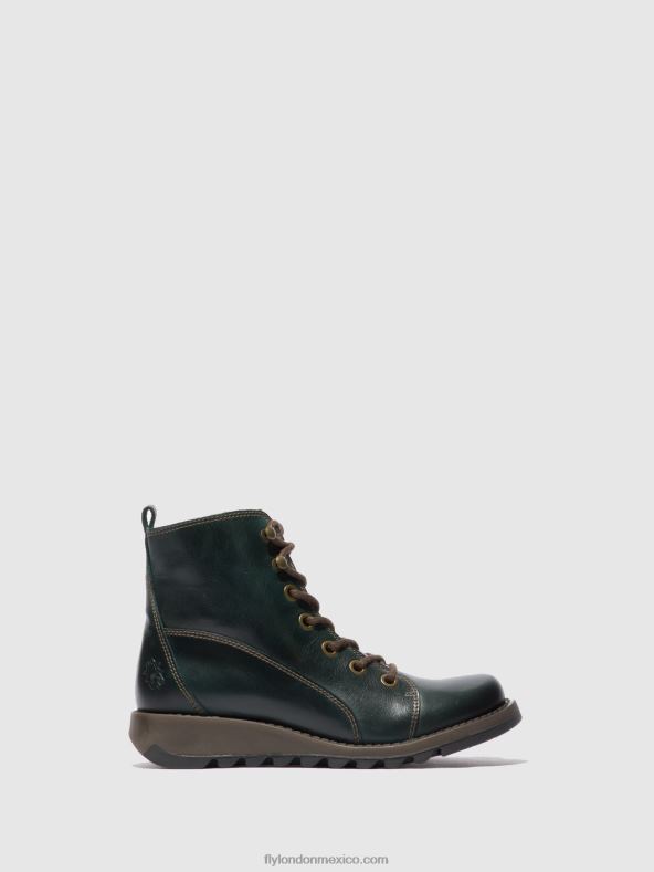 alfombra de gasolina 2LT8B327 botas con cordones sore813 Fly London mujer