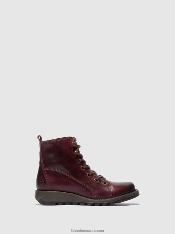 alfombra púrpura 2LT8B328 botas con cordones sore813 Fly London mujer