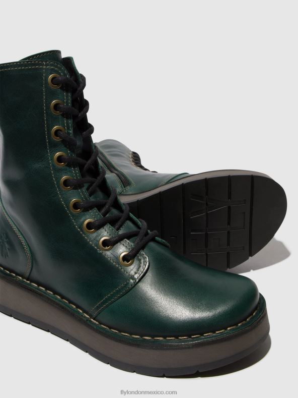 gasolina 2LT8B290 botas con cordones rami043 Fly London mujer