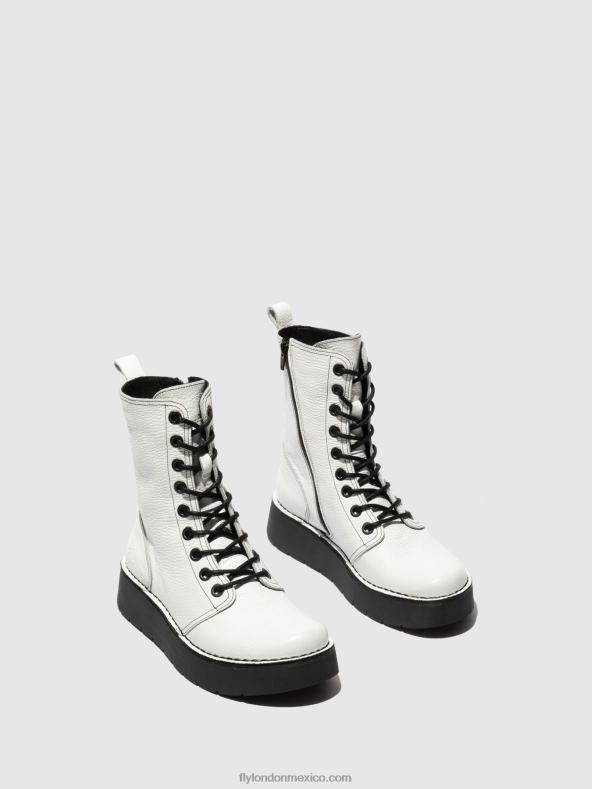 rio blanco (calle negra) 2LT8B321 botas con cordones rami043 Fly London mujer