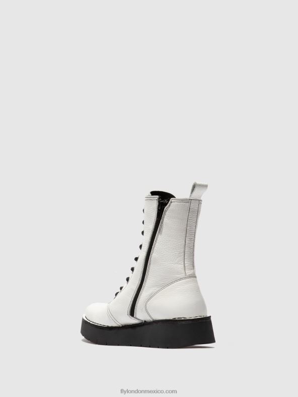 rio blanco (calle negra) 2LT8B321 botas con cordones rami043 Fly London mujer