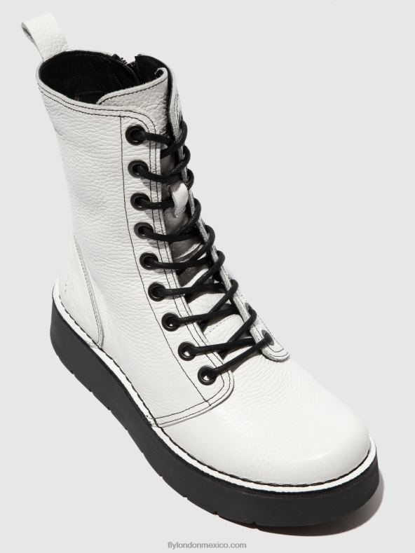 rio blanco (calle negra) 2LT8B321 botas con cordones rami043 Fly London mujer