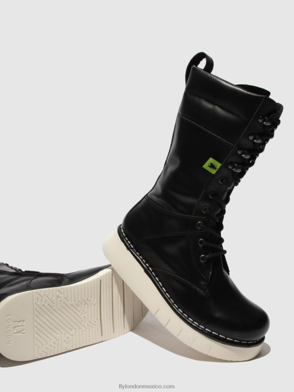 tunder negro 2LT8B313 botas con cordones ieva245 Fly London mujer