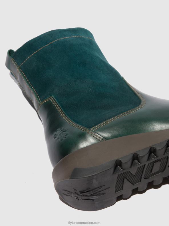 alfombra/gamuza petroleada 2LT8B316 botas con cremallera sauk794 Fly London mujer