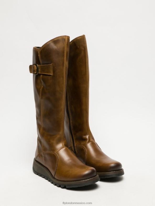 camello 2LT8B352 botas con cremallera mol 2 Fly London mujer