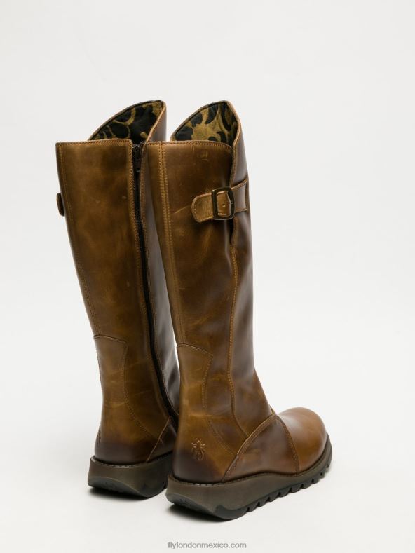 camello 2LT8B352 botas con cremallera mol 2 Fly London mujer