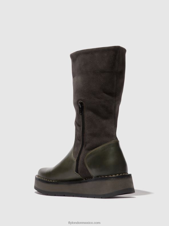 diésel (rosa) 2LT8B298 botas con cremallera rula083 Fly London mujer