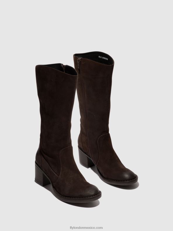 expreso 2LT8B306 botas con cremallera balo096 Fly London mujer