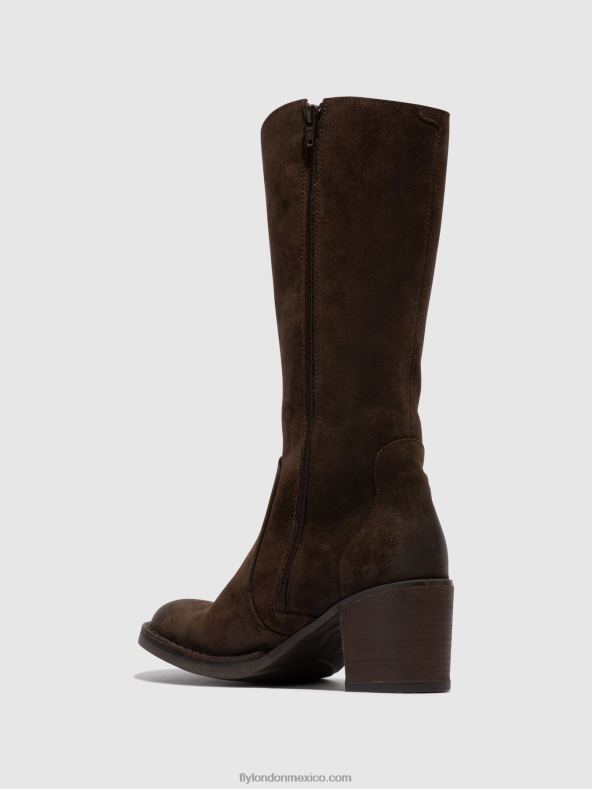 expreso 2LT8B306 botas con cremallera balo096 Fly London mujer