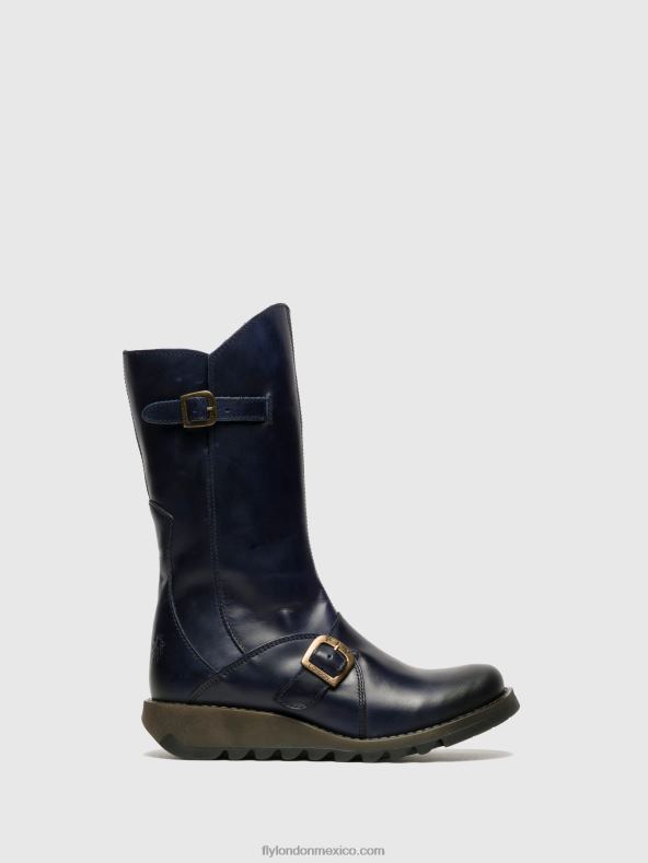 azul 2LT8B351 hebilla botas mes 2 Fly London mujer