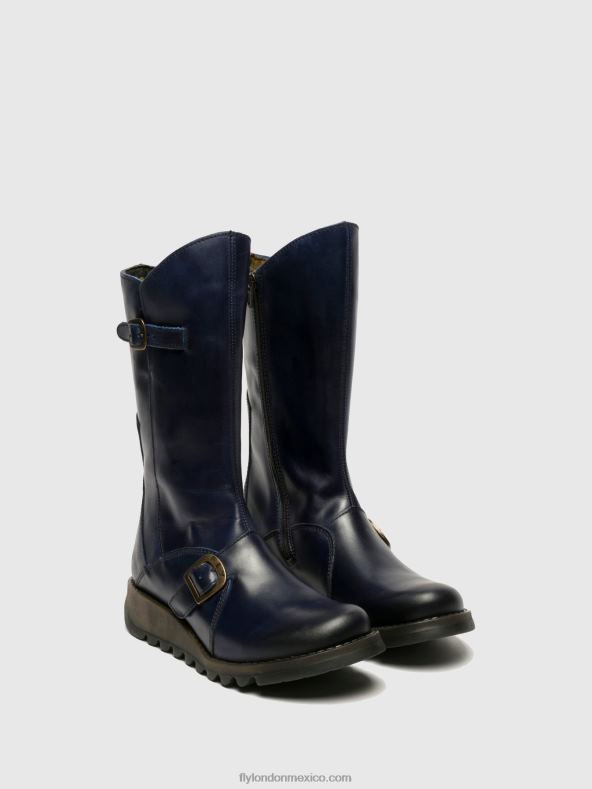 azul 2LT8B351 hebilla botas mes 2 Fly London mujer