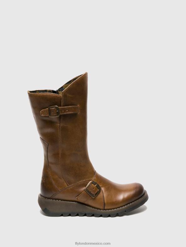 camello 2LT8B346 hebilla botas mes 2 Fly London mujer